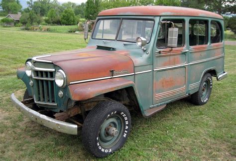 <b>1956</b> Jeep Willy's <b>wagon</b> Driven 200,000 miles Automatic transmission Exterior color: White ? Interior. . 1956 willys wagon for sale